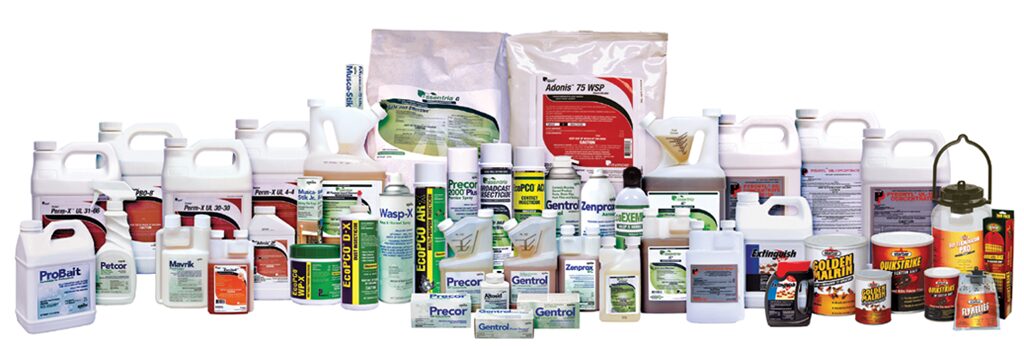Chemical pest control products
